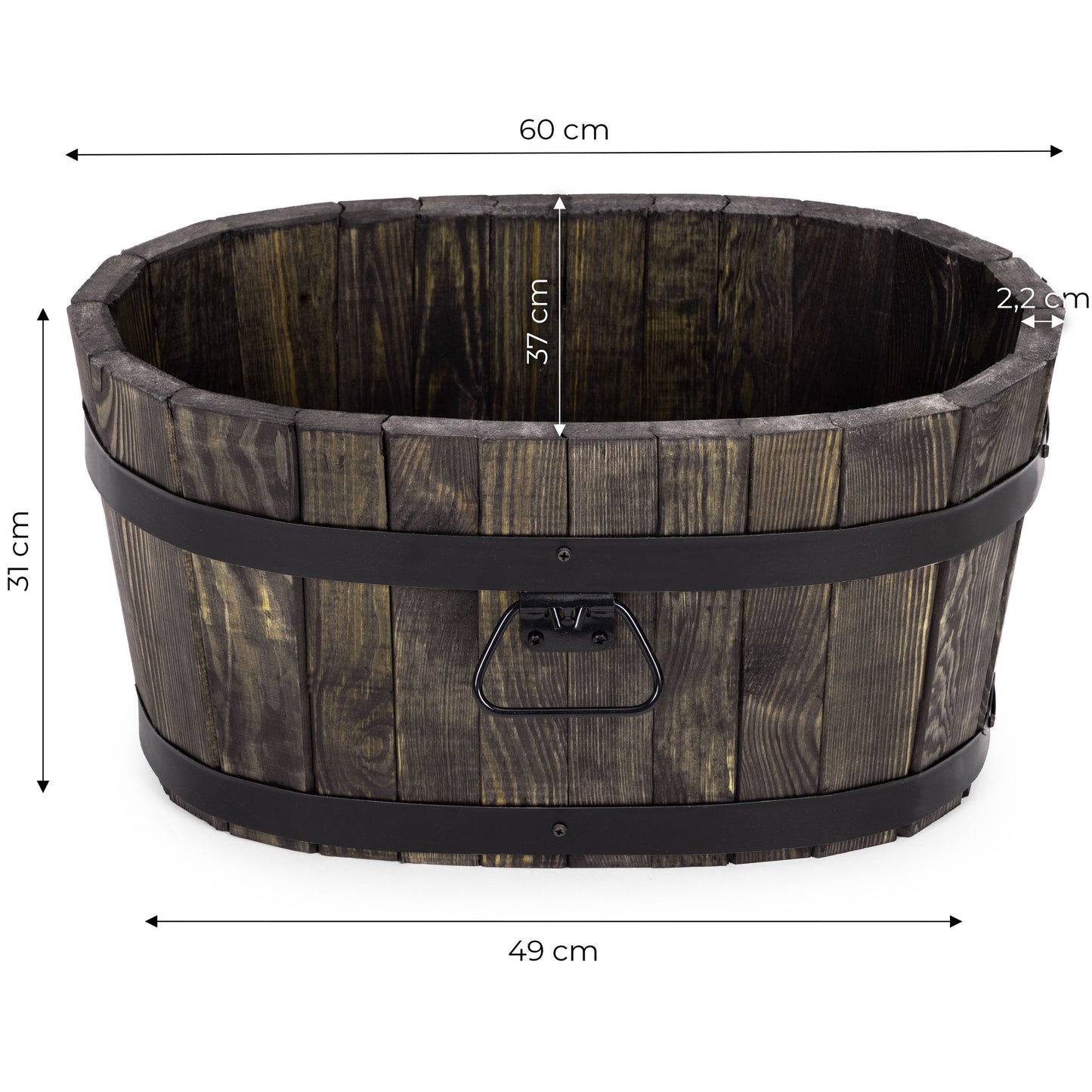 DONICZKA DREWNIANA KWIETNIK