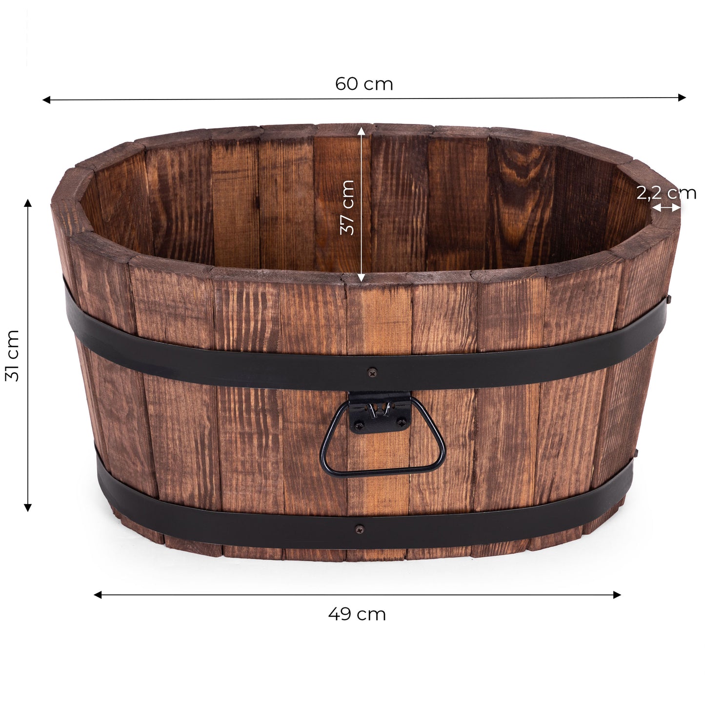 DONICZKA DREWNIANA KWIETNIK