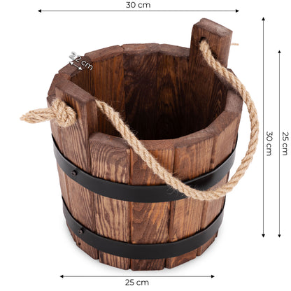 DONICZKA DREWNIANA WIADERKO CEBRZYK